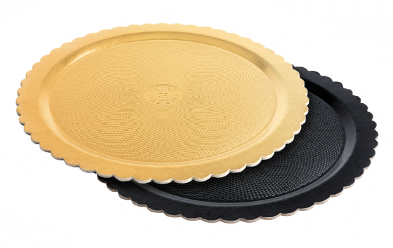 Black & Gold Ala Plate 